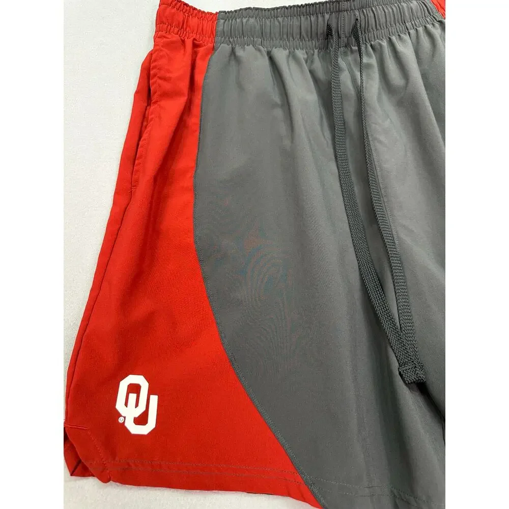 Nike Jordan Dri-FIT Oklahoma Sooners Practice Shorts Red Gray Men’s Athletic XXL - Picture 4 of 9